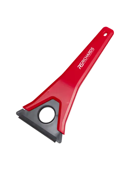 TriBlade Red Windshield Scraper w/Richards Supply Logo