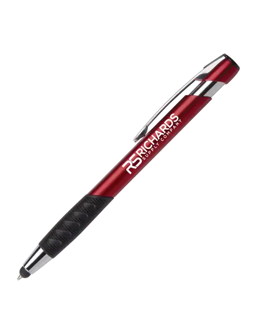 Alize Red Stylus Black Ink Pen w/Richards Supply Logo