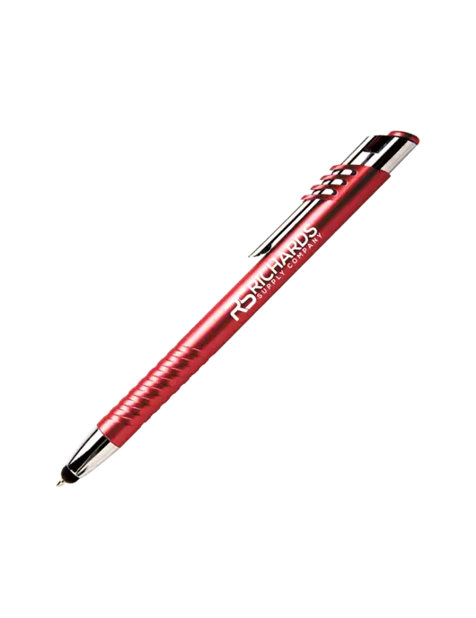 Schirhart Red Stylus Pen - Blue Ink w/Richards Supply Logo